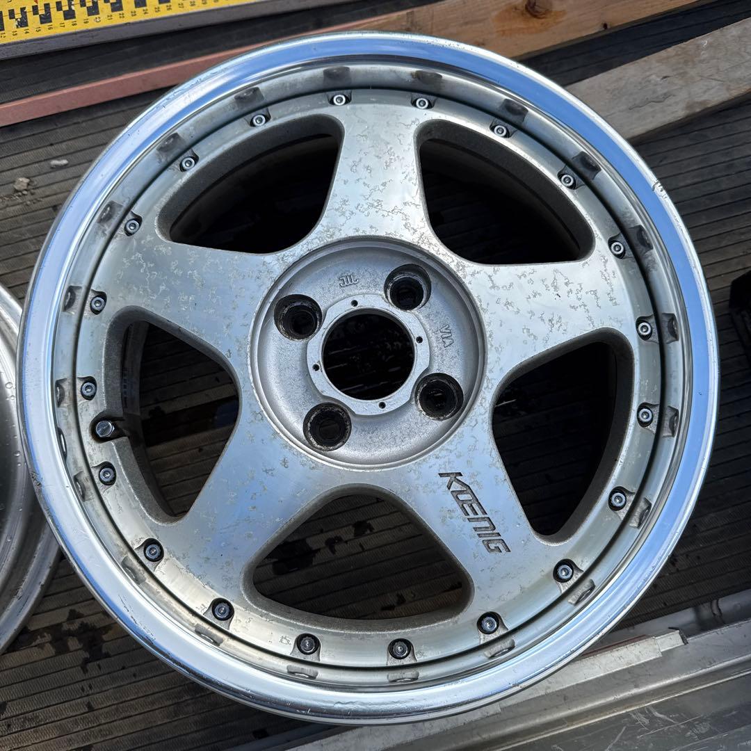 く*様 希少　ケーニッヒ15インチ　2本　5.5j