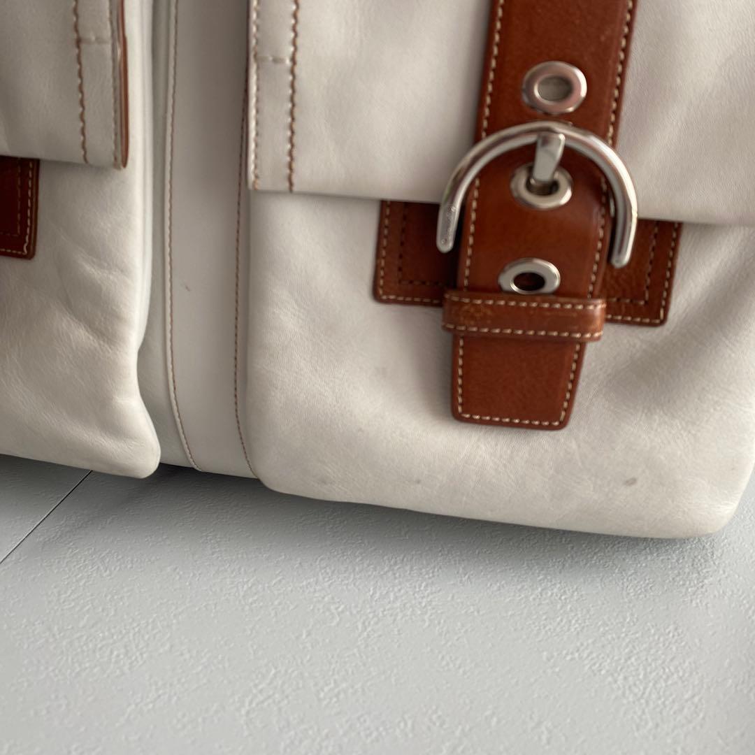 COACH まとめ ソーホー パッチワーク ショルダー トート ハーフムーン