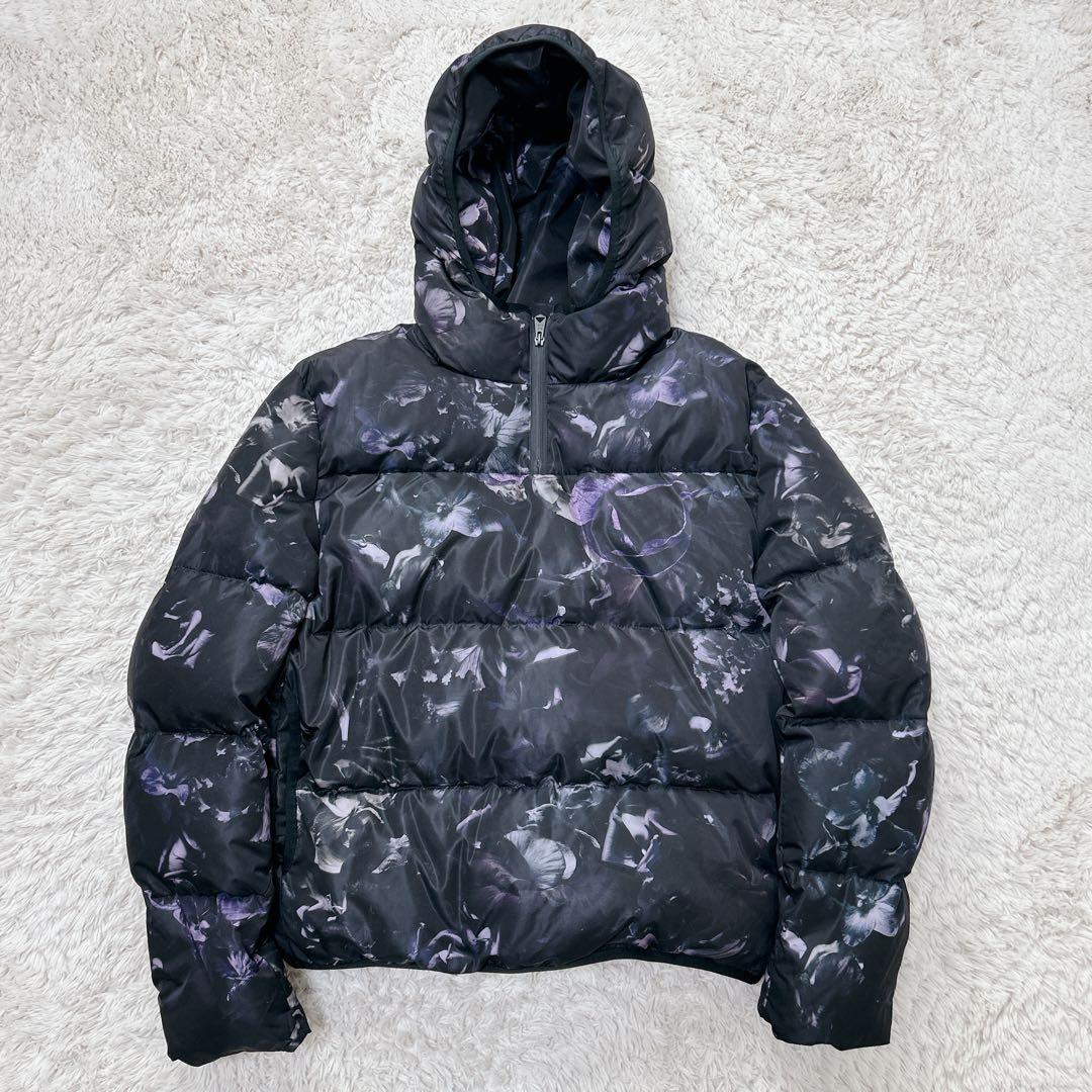 美品 ポールスミス 花柄 ダウンジャケット ハーフジップ プルオーバー