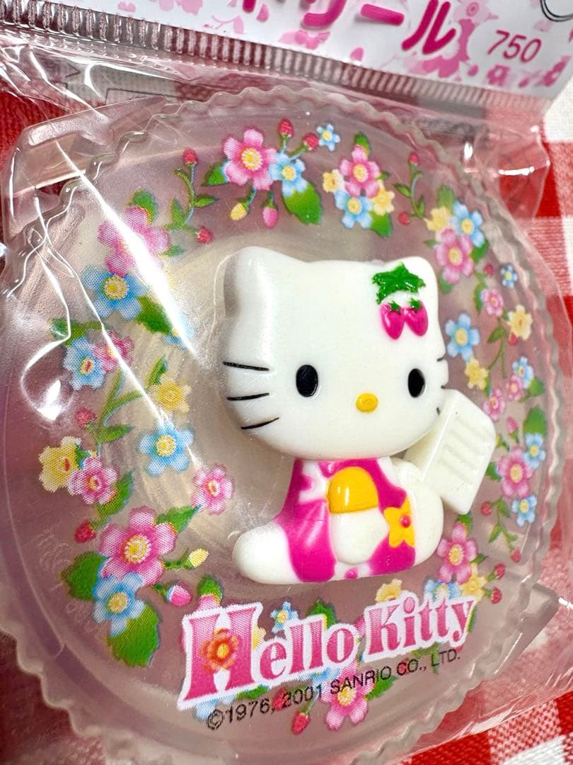 激レア サンリオ 野いちごキティ 2001年 レトロ コードリール - メルカリ