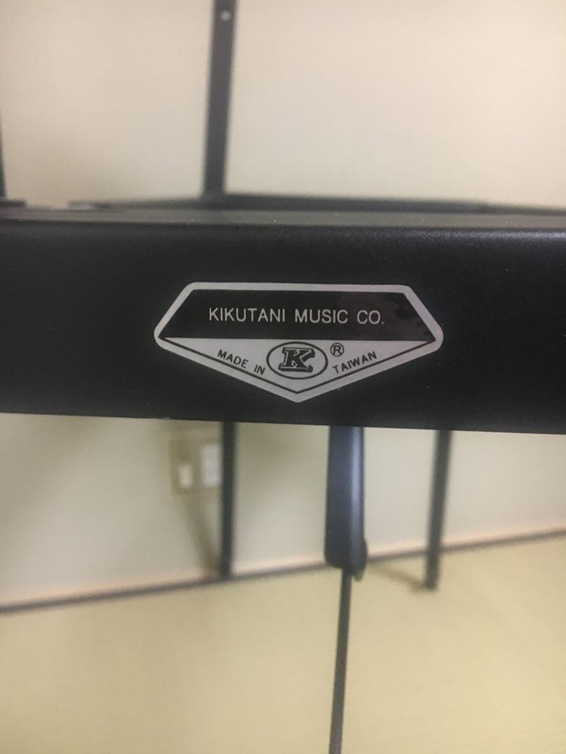 2段 キーボードスタンド ブラック 高さ横の調整可能