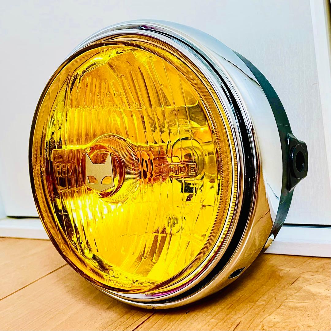 当時物 マーシャル 882 デベソ ヘッドライト MARCHAL デメキン改