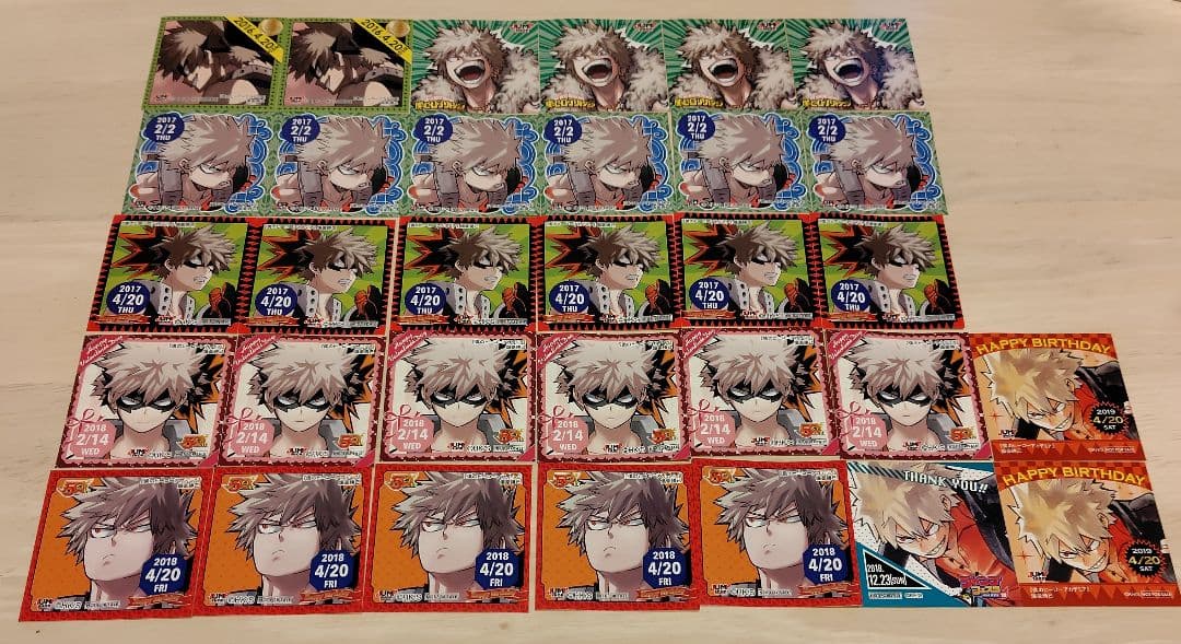 ヒロアカ 爆豪勝己 365日ステッカー まとめ売り - メルカリ