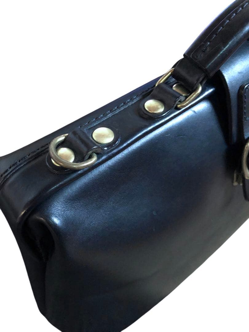 カスタム多数】HERZ ソフトダレスバッグ 2way ショルダーバッグ 黒 鞄