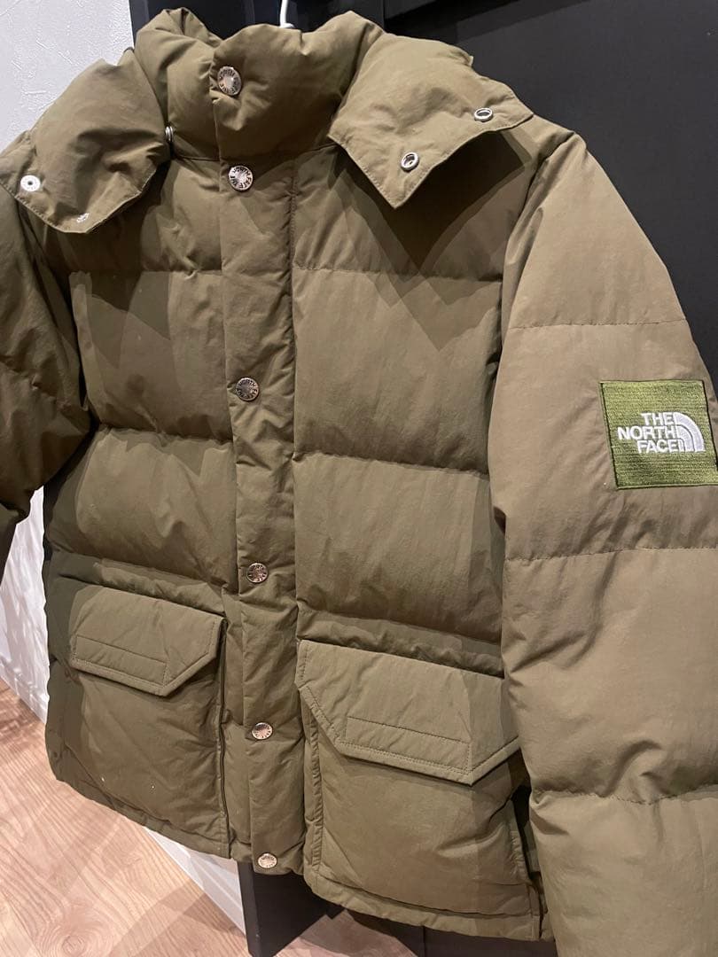 THE NORTH FACE ダウンジャケット オリーブグリーン Mサイズ - メルカリ
