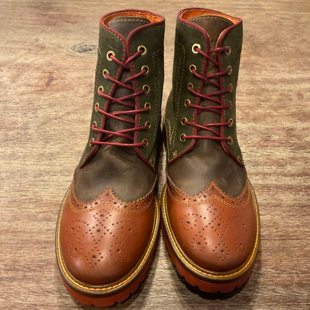 極美品！ダナー メダリオン ウイングチップ ワークブーツ D0021