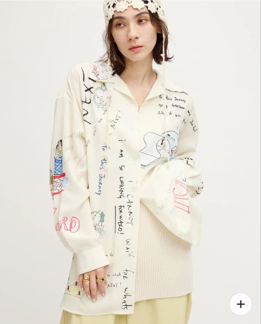 Gabrielle×AMERI 10TH HISTORY OVER SHIRT