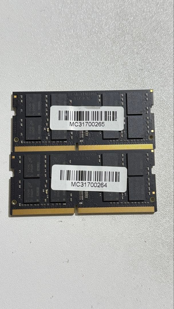 T*8様 CENTURY メモリ DDR4-3200 16GB x2枚= 32G