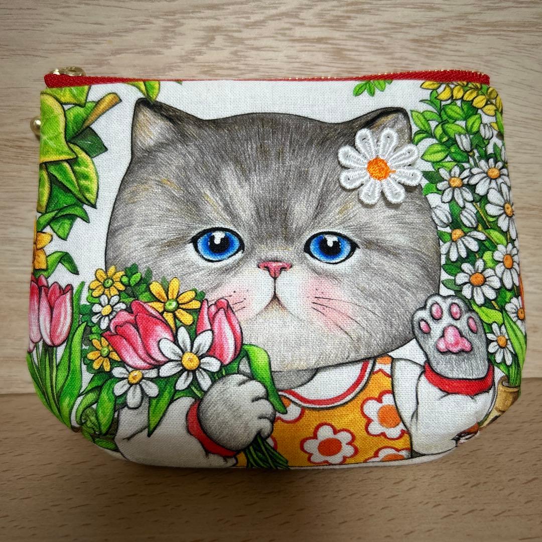 ハンドメイド ころりんポーチ コヤンイサムチョン☆フラワーマーケット