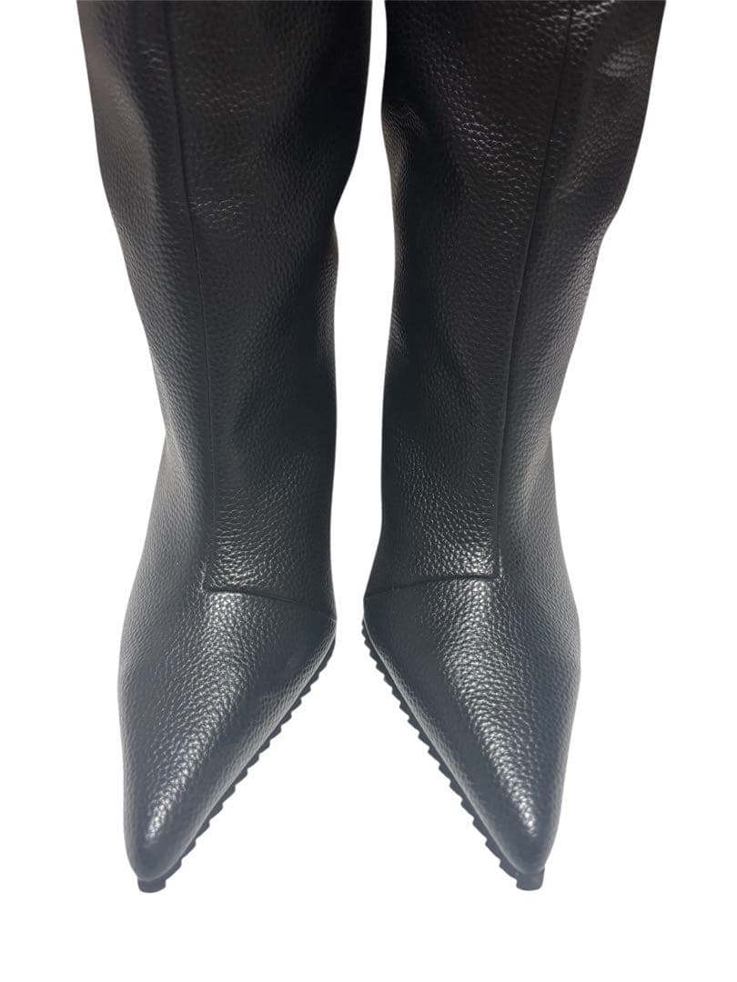 イエロ　YELLO ノワール　ロングブーツ　黒　22.5cm