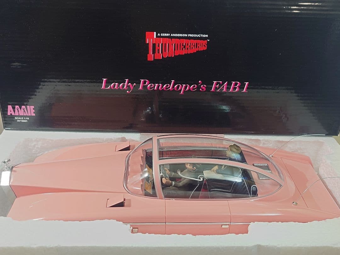 AMIE 1/18 サンダーバード レディ・ペネロープ号 FAB 1 Amazon.co.jp: AMIE 1/18 サンダーバード FAB1 ペネロープ号