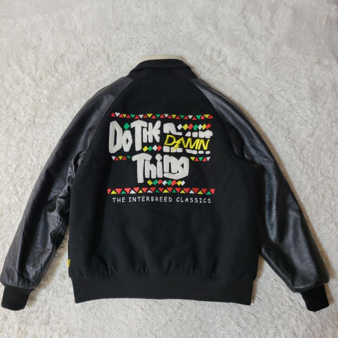 希少✨ レイダース インターブリード スタジャン レザー×メルトン