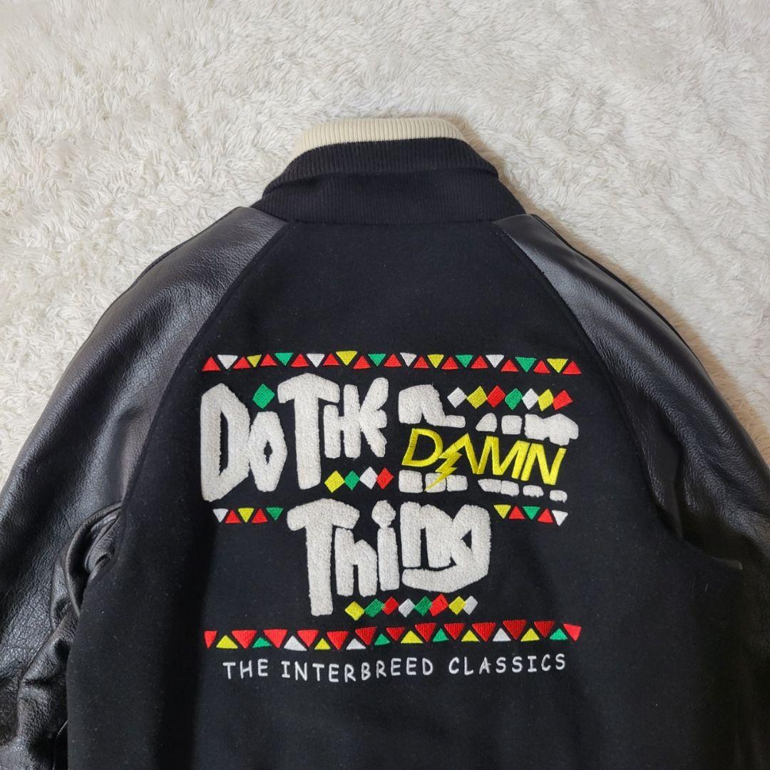 希少✨ レイダース インターブリード スタジャン レザー×メルトン