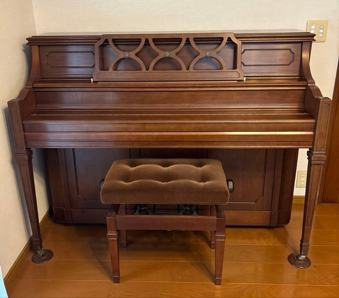 R.7年11月調律・整調済】 KAWAI ピアノKL-62WI 椅子他付属品有 - メルカリ