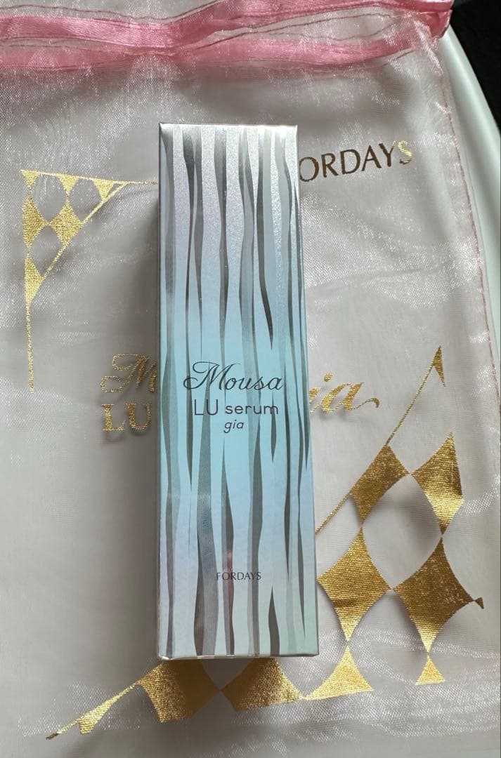 【新品未開封】FORDAYS 新製品　ムーサLUセラム gia 巾着付き ムーサ LU・セラム gia│核酸のフォーデイズ（FORDAYS）