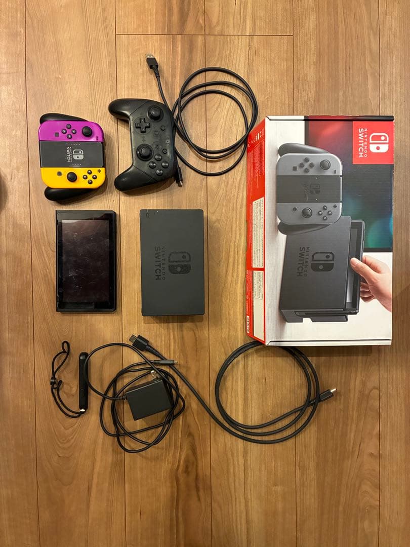 Nintendo Switch 本体 ネオンイエロー・ネオンパープル 3a2ca08ee1fa725bff25f926aa2faa