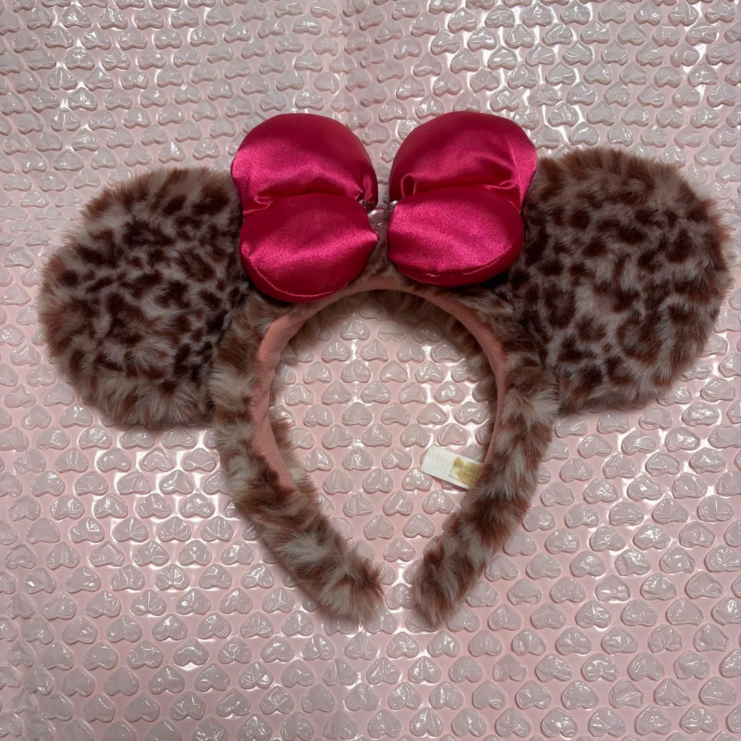 ディズニー カチューシャ ピンク ヒョウ柄 - メルカリ