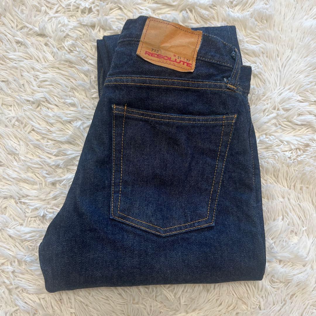 RESOLUTE レゾリュート 712 W31 L31 RESOLUTE（リゾルト） 712 ワンウォッシュ W29-34 L31 : メンズ