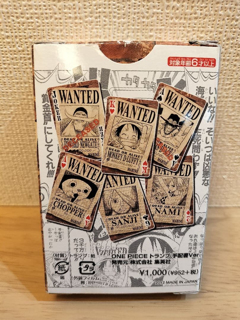 ワンピース展 ONE PIECE トランプ WANTED POSTER Ver. - メルカリ