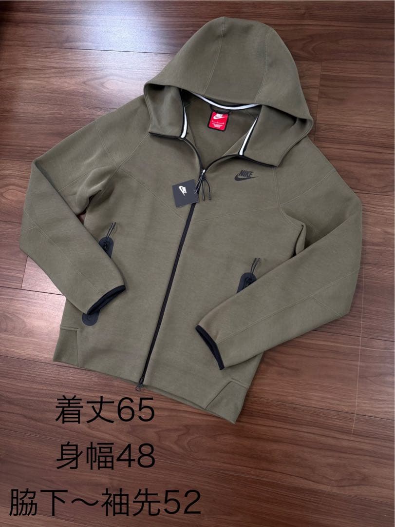 メンズS カーキ テックフリース セットアップ オリーブ ナイキ モス