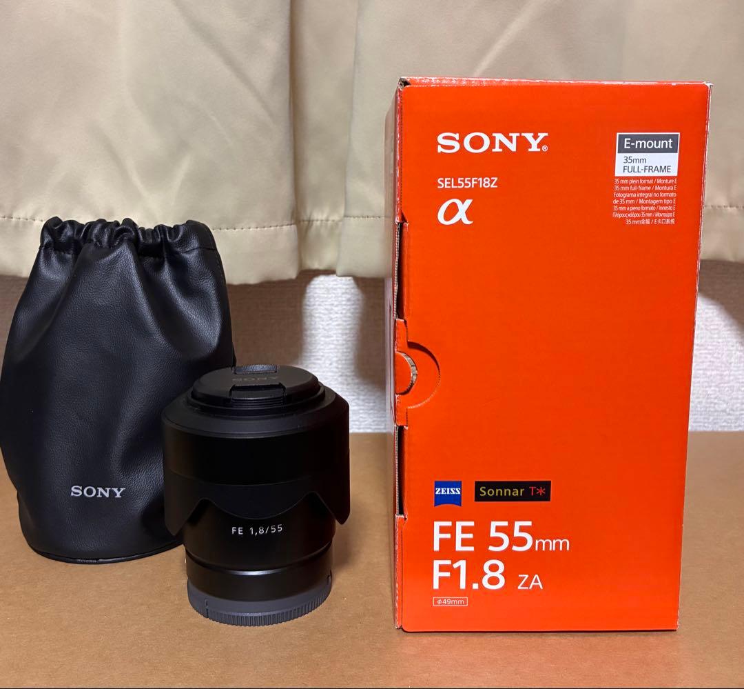 SONY sonnar T＊ FE 55mm F1.8 ZA プロテクター付き Amazon.com : SONY 55mm F1.8 Sonnar T FE ZA Full Frame Lens - Fixed