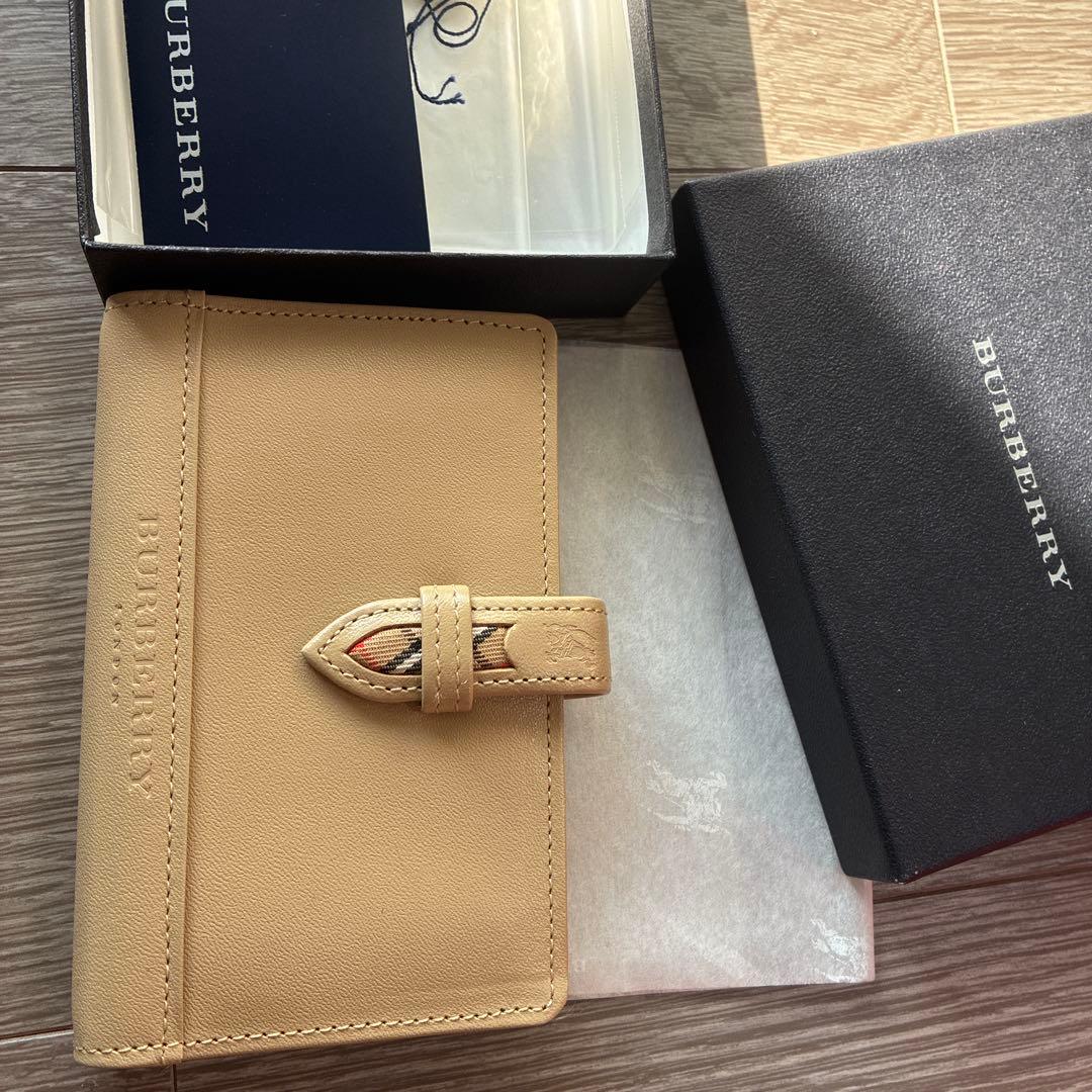 BURBERRY ベージュ スケジュール帳 システム手帳 手帳 バーバリー