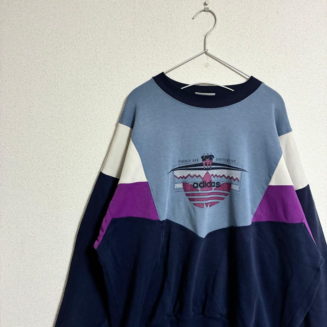 90's old adidas 常田大希着用 マルチカラー スウェット 古着 - メルカリ
