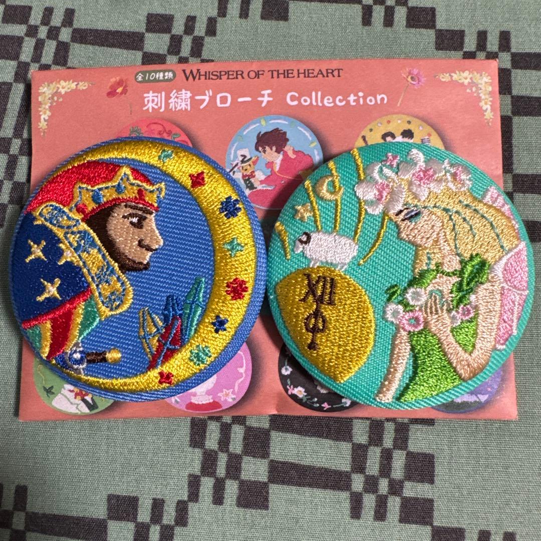 耳をすませば 刺繍ブローチ - メルカリ