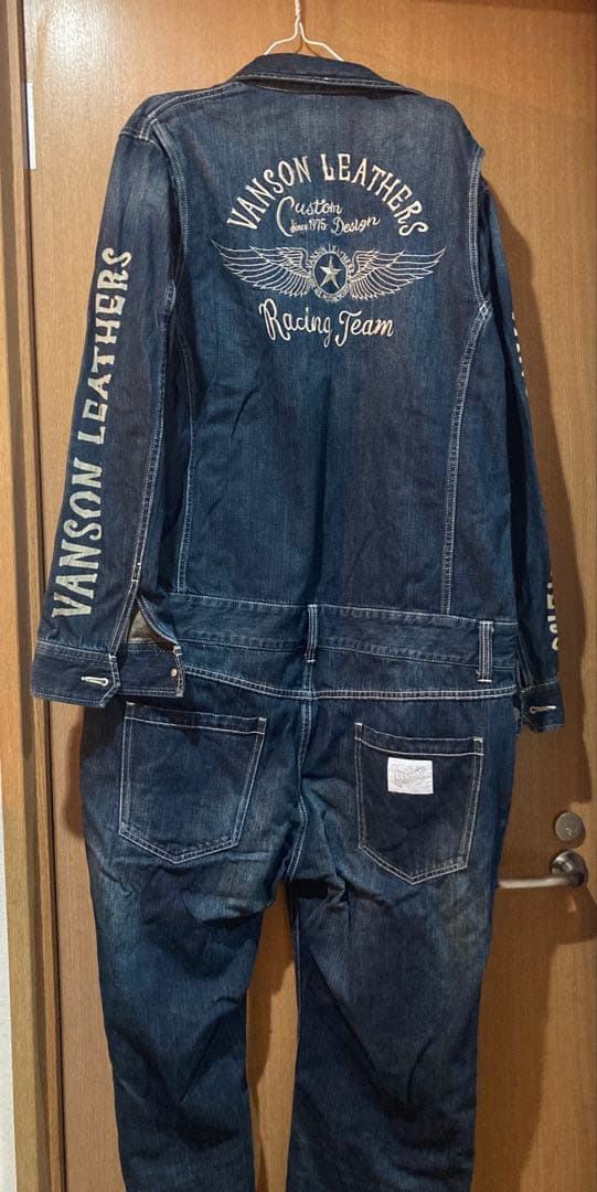 専用 テル様VANSON LEATHERS デニムオールインワン　つなぎ 楽天市場】vanson leathers デニムオールインワン つなぎ VANSON