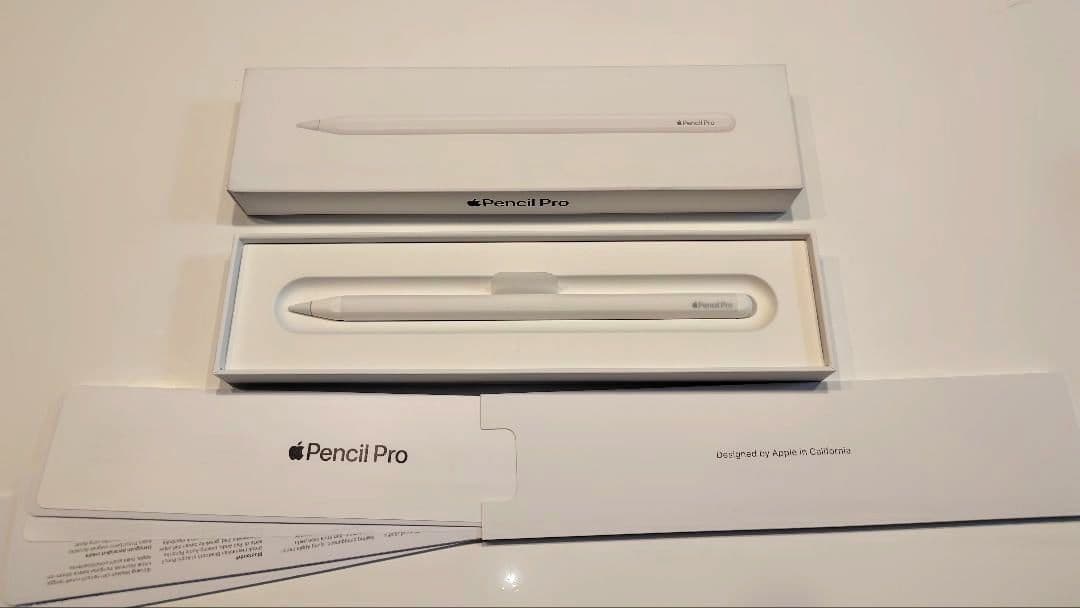 Apple Pencil Pro 開封済、未使用 - メルカリ