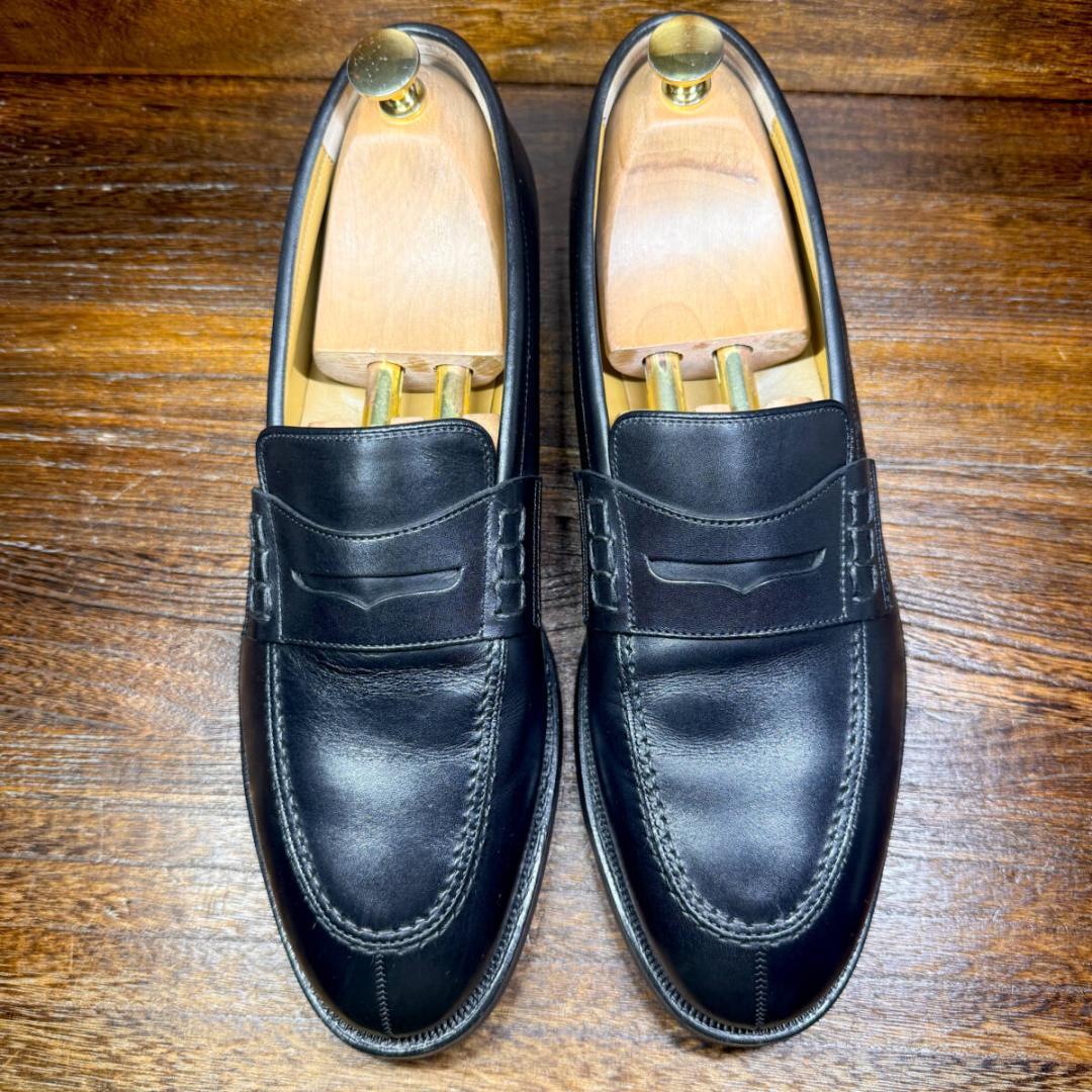 【美品】◆REGAL◆リーガル 27.0cm ローファー レザー 革靴 黒