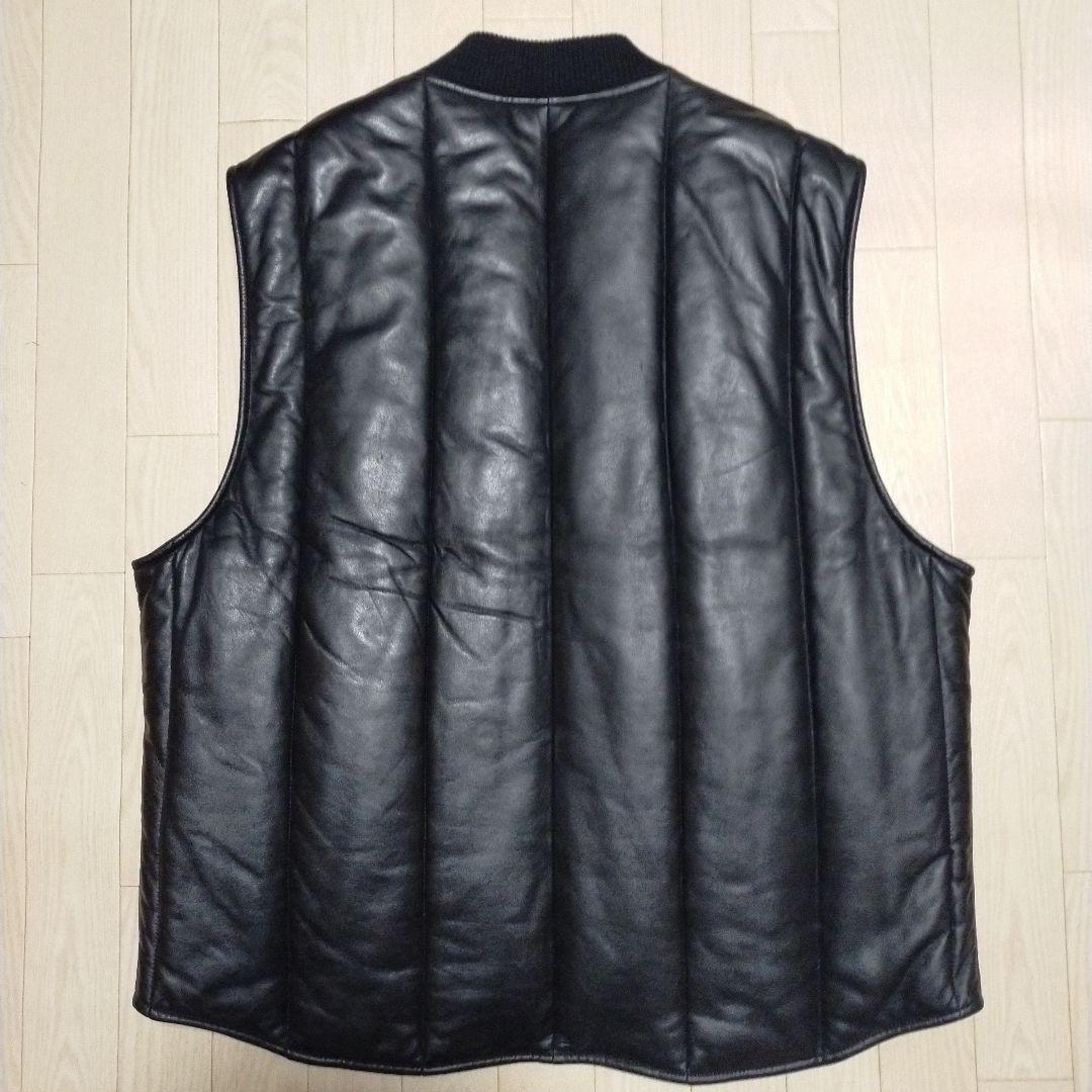 美品 Supreme × Dickies コラボコレクション レザーワークベスト