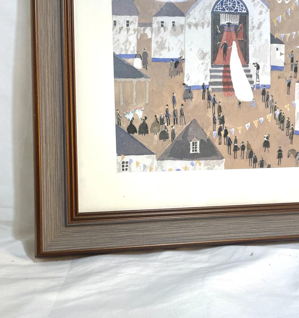 新品】安野光雅「結婚式」ポスター 複製画 額付 あんのみつまさ - メルカリ