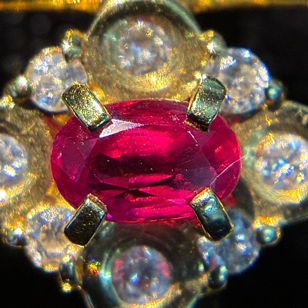 SOUTHERN CROSS】K18 ルビー ダイヤモンド ブローチ - メルカリ