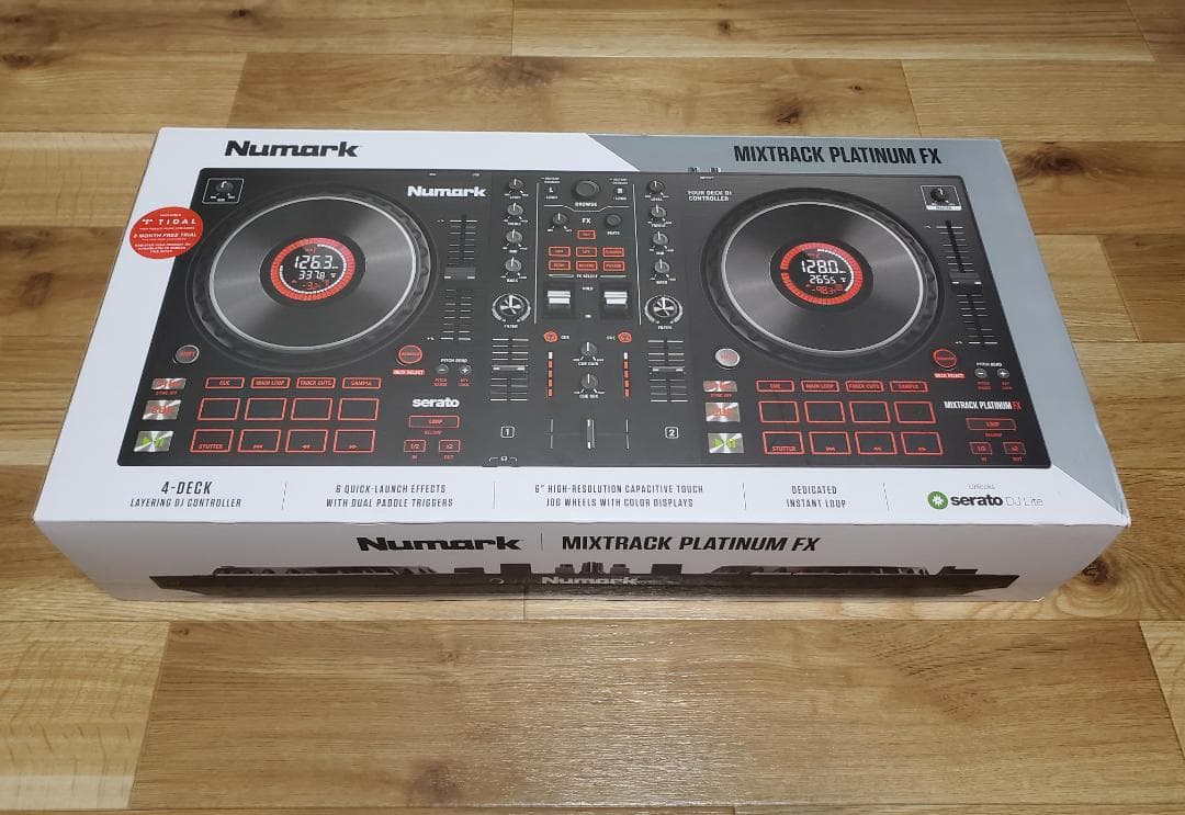 Numark Mixtrack Platinum FX DJコントローラー Amazon.com: Numark Mixtrack Platinum FX Serato DJ Controller with