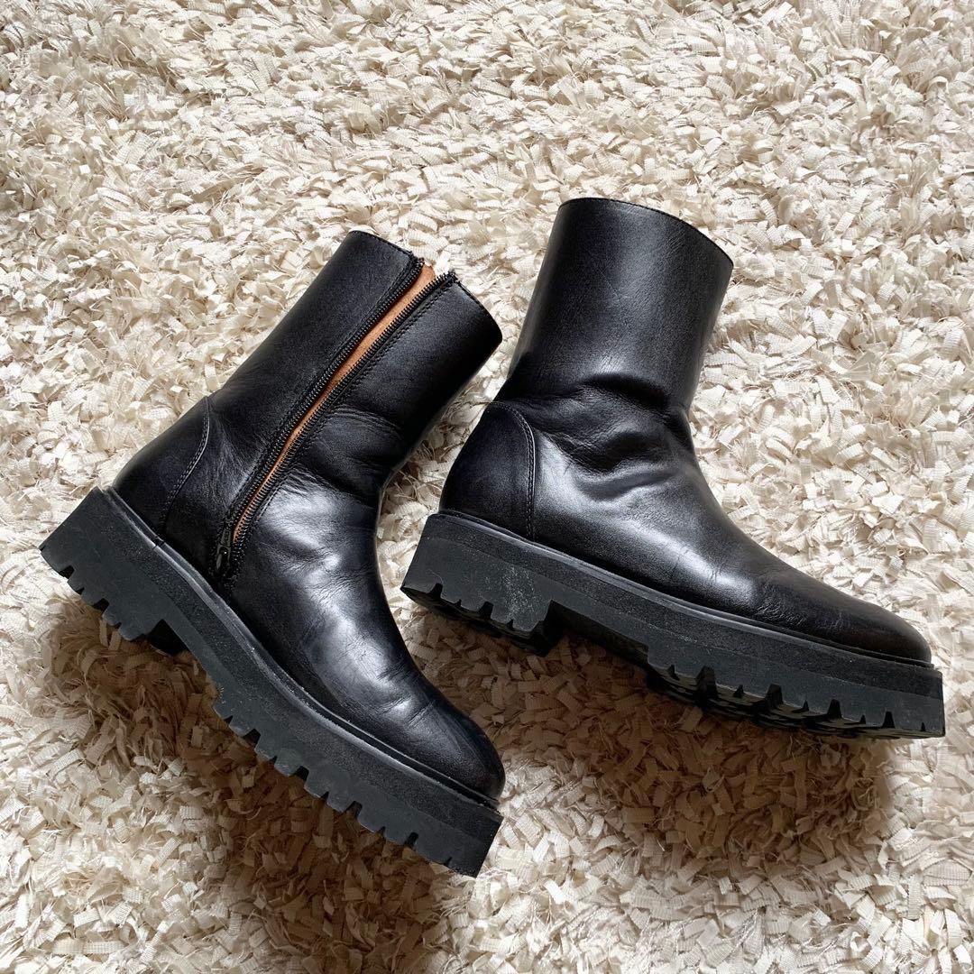Deuxieme Classe CAMINANDO SIDE ZIP ブーツ37 - メルカリ