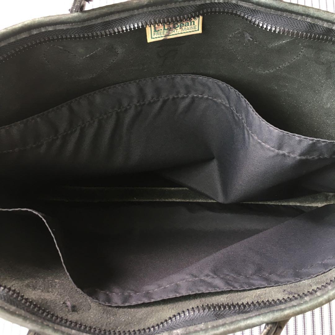 maimai 80's L.L.Bean ブリーフケース 黒レザー