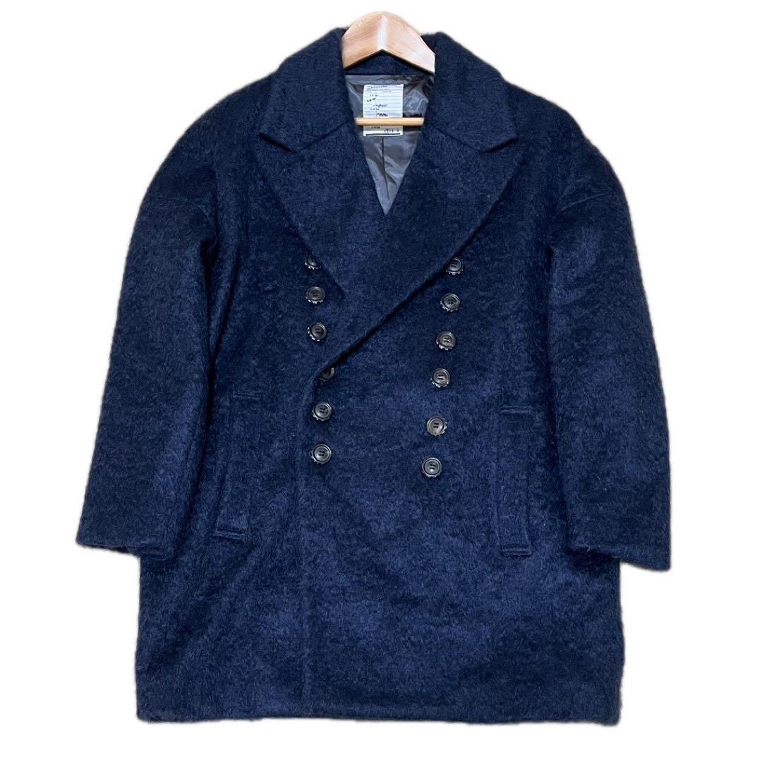 ✨極美品✨希少✨SHAREEF フランネル モヘア コクーンコート ネイビー