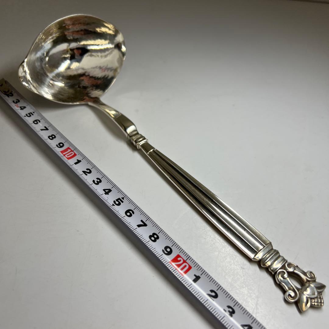 ジョージジェンセン　エコーンsterling925 グレービーレードル　135g ジョージ ジェンセン リフレクト (GEORG JENSEN REFLECT) イヤーフープ