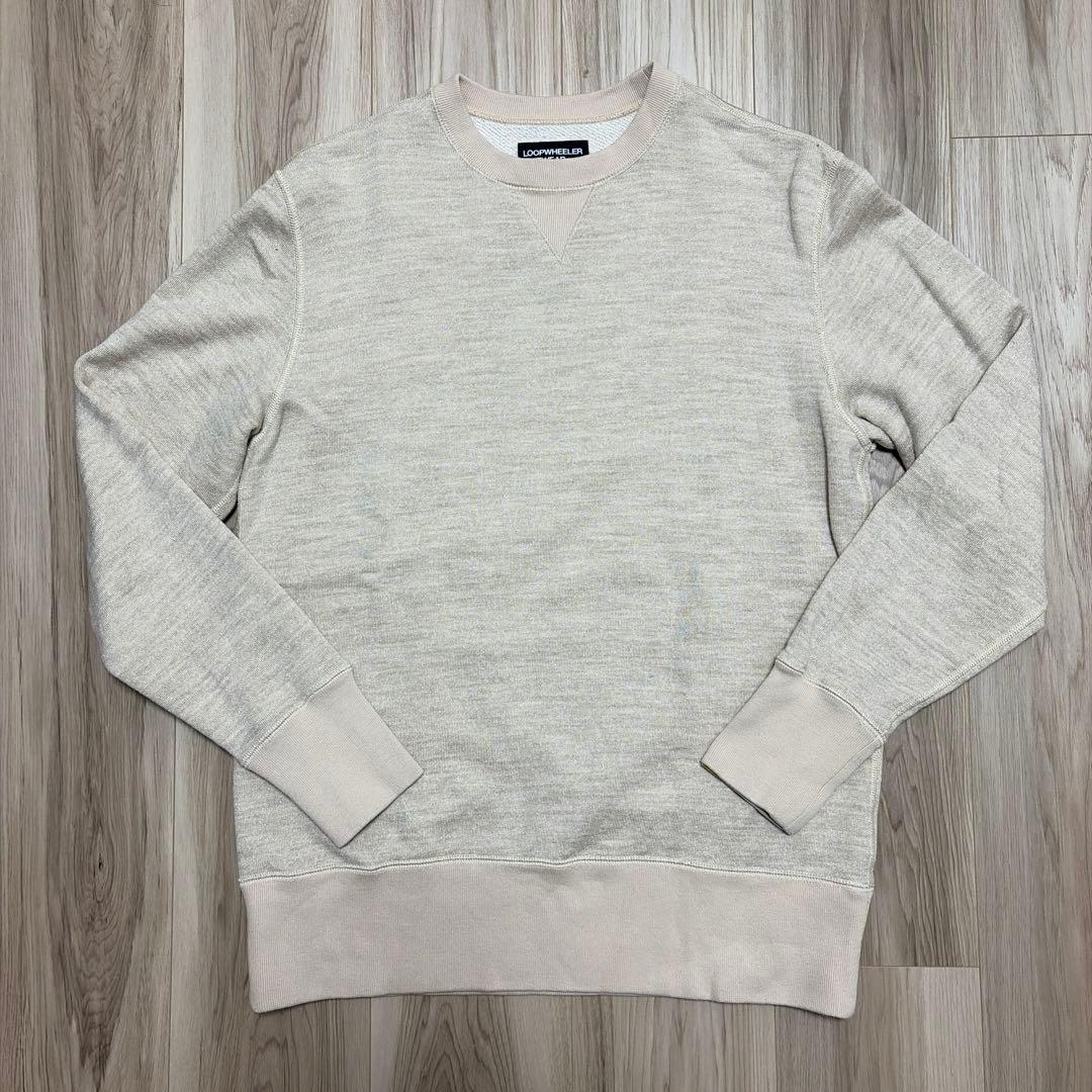 LOOPWHEELER シルクウールコットン(LW223) ベージュ LOOP WHEELER シルクウールコットン(LW223) ベージュ