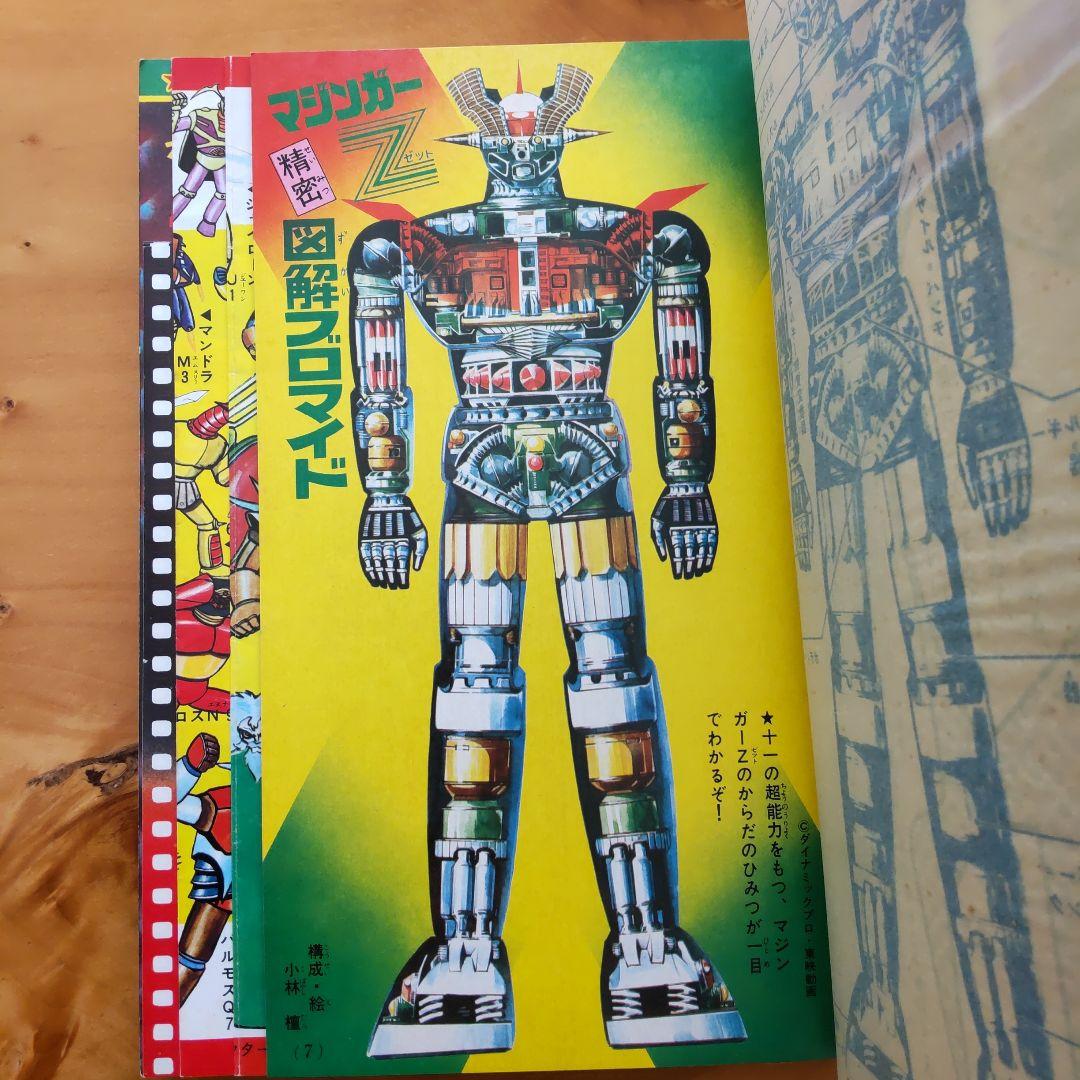 永井豪 マジンガーZ∕テレビマガジン1974年∕マジンガーZ大百科号