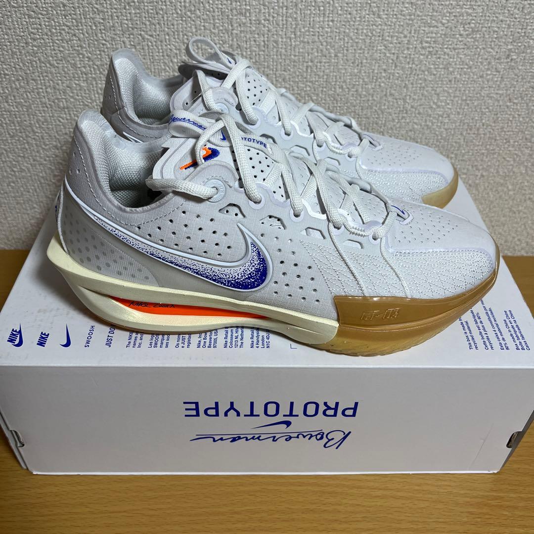 新品 NIKE AIR ZOOM G.T. CUT3 白 24.5cm