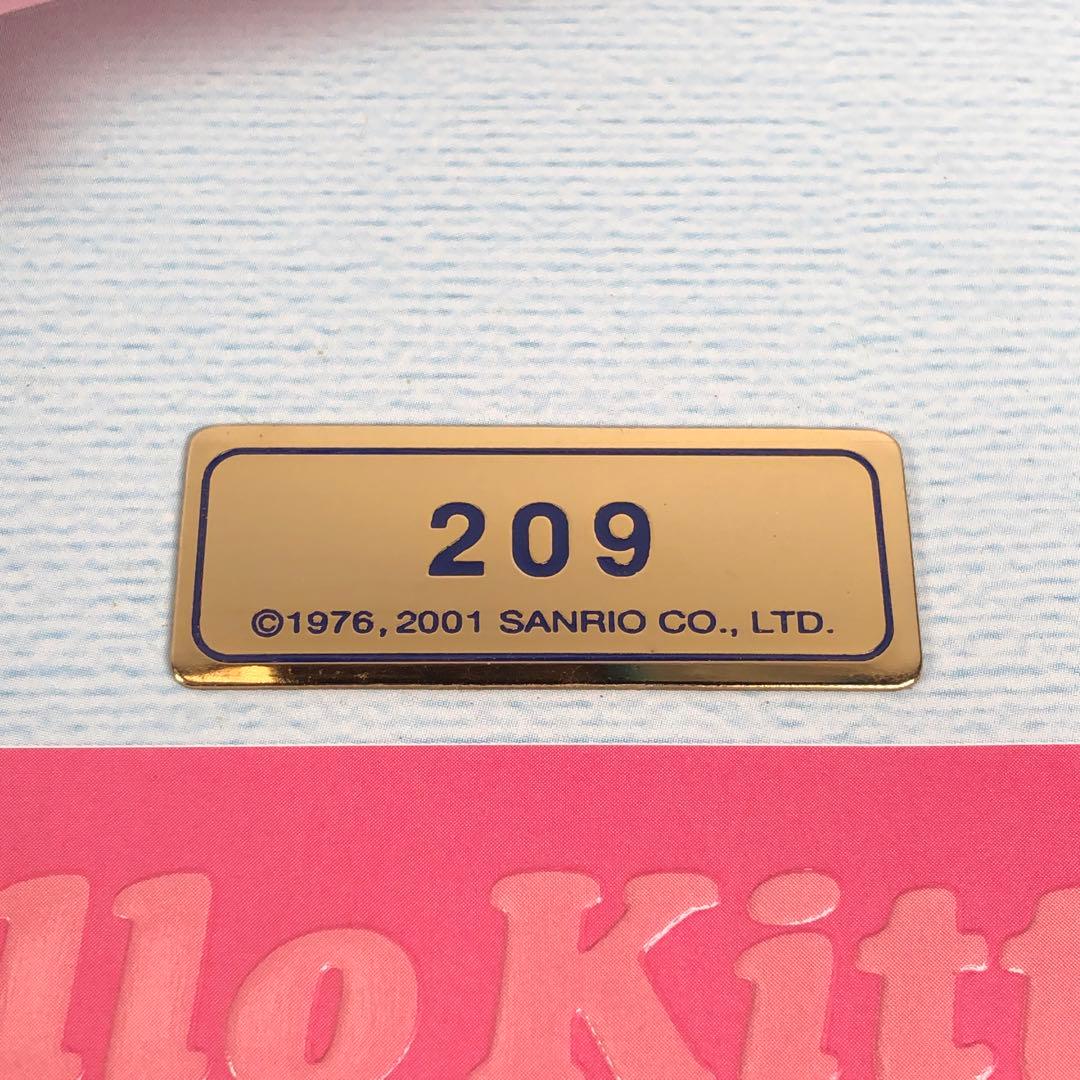 ハローキティ 日本地図 都道府県 ピンバッチ シリアル番号209 2001年