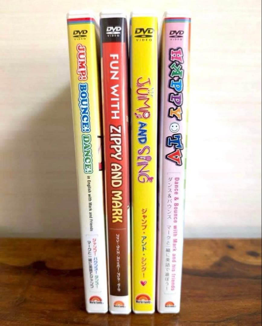JUMP DVD & ZIPPY AND MARK 4枚セット　DWE