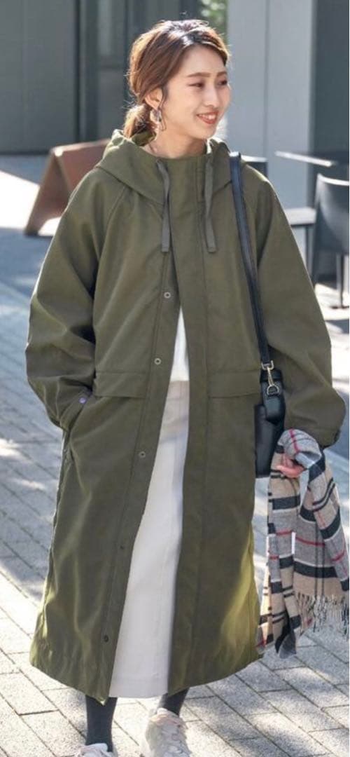 Spick & Span ボンディングフーデッドコート - メルカリ