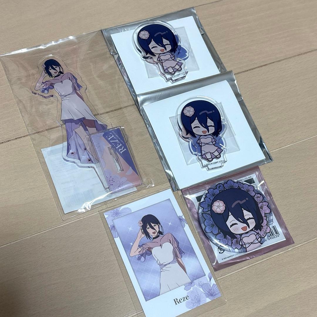 チェンソーマン プリンスホテル ミニキャラアクリルスタンド レゼ 缶