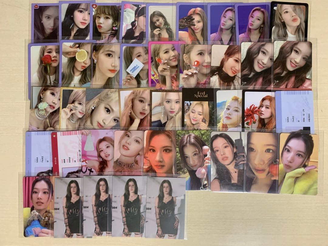 TWICE サナ SANA トレカ　アルバムトレカ　計79枚 TWICE サナ SANA トレカ アルバムトレカ 計79枚 TWICE サナ SANA