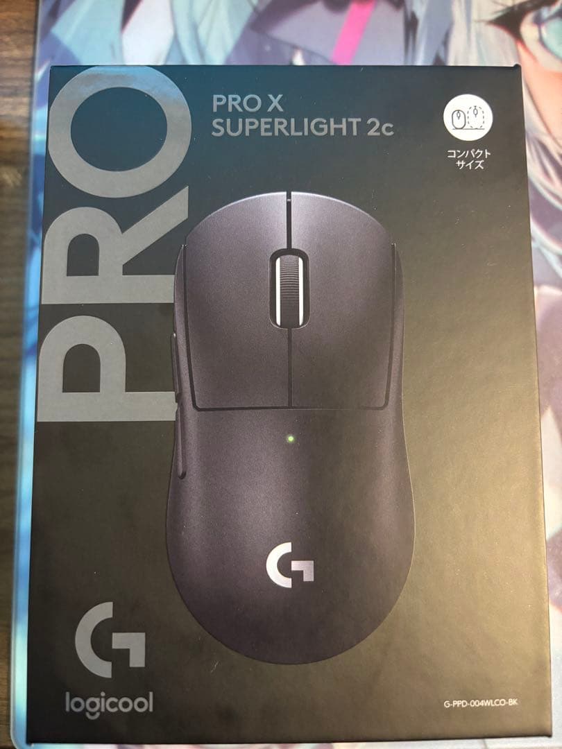 logicool PRO X SUPERLIGHT 2c ブラック 本体 - メルカリ