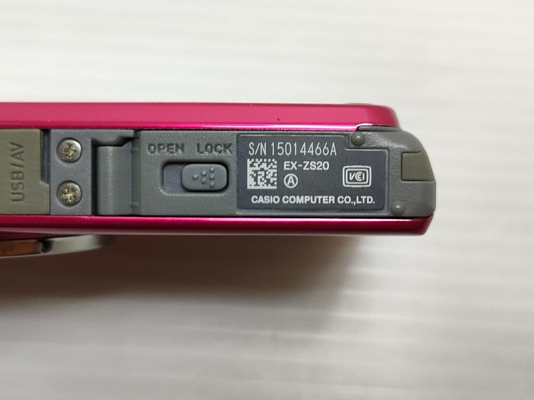即日匿名配送】CASIO EXILIM EX-ZS20 ピンク