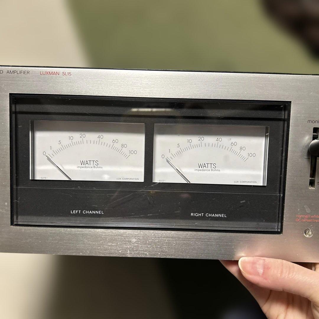 LUXMAN L-515 プリメインアンプ - メルカリ